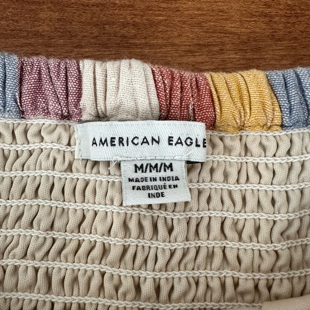 America Eagle Striped Mini Dress with Pockets - Picture 3 of 4